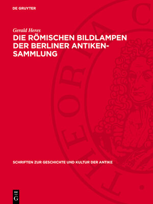 cover image of Die römischen Bildlampen der Berliner Antiken-Sammlung